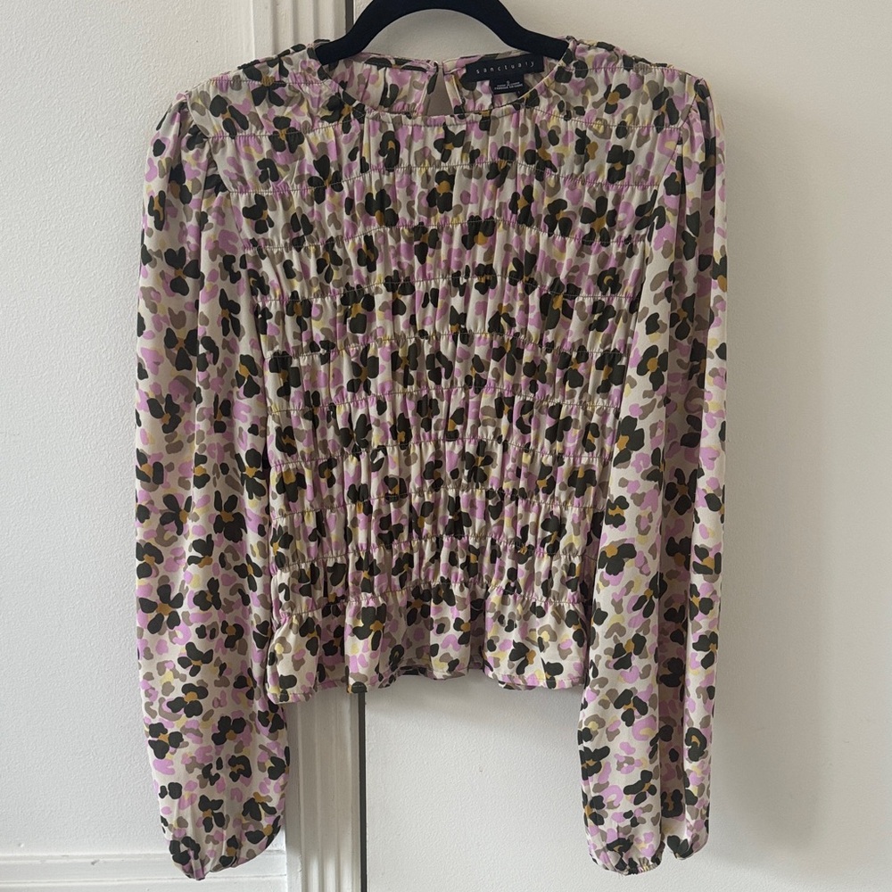 Sanctuary Multicolor Floral Blouse